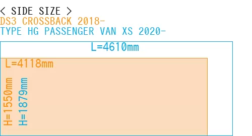 #DS3 CROSSBACK 2018- + TYPE HG PASSENGER VAN XS 2020-